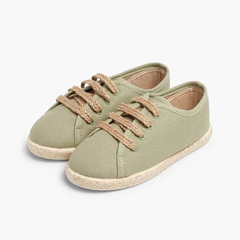 Clearance Pisamonas Alpargatas Con Cordones Tipo Zapatillas