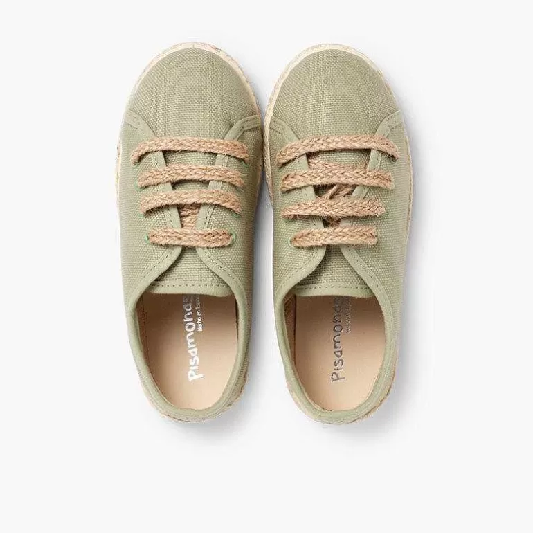 Clearance Pisamonas Alpargatas Con Cordones Tipo Zapatillas