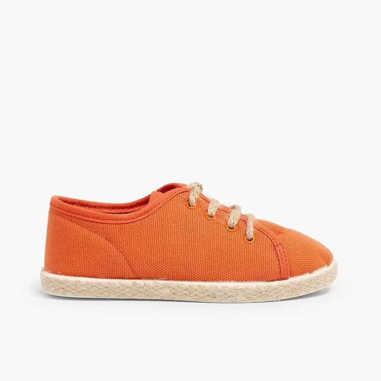 Clearance Pisamonas Alpargatas Con Cordones Tipo Zapatillas