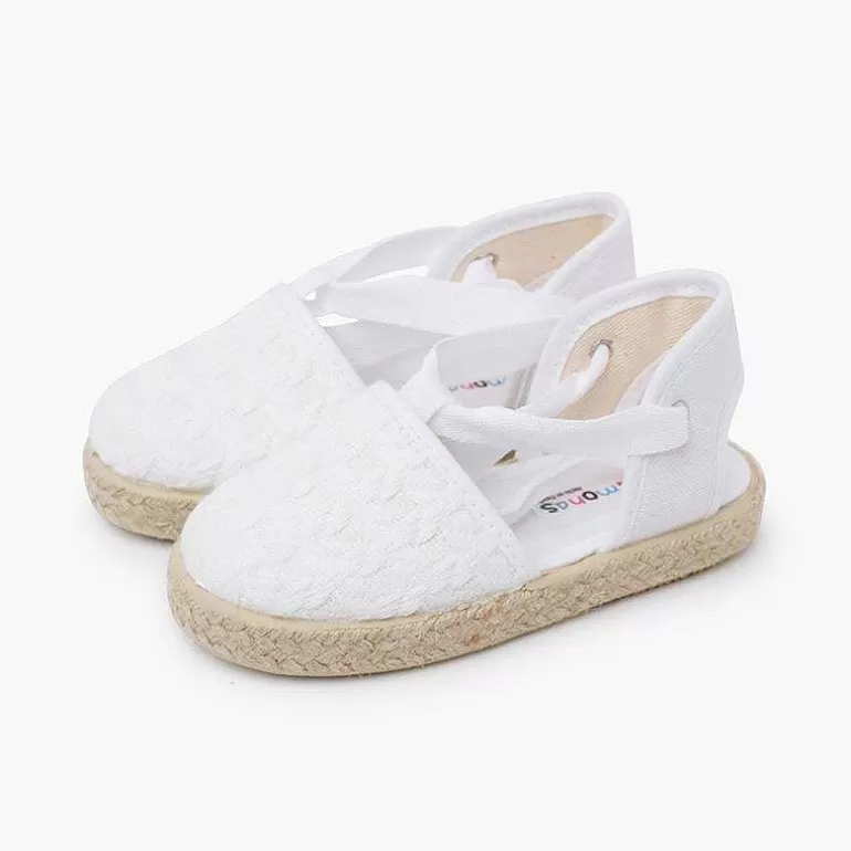 Cheap Pisamonas Alpargatas Efecto Trenzado Cintas
