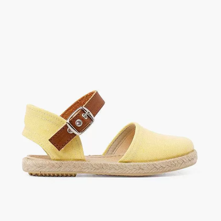 Flash Sale Pisamonas Alpargatas Lona Reciclada Y Correa Tipo Piel