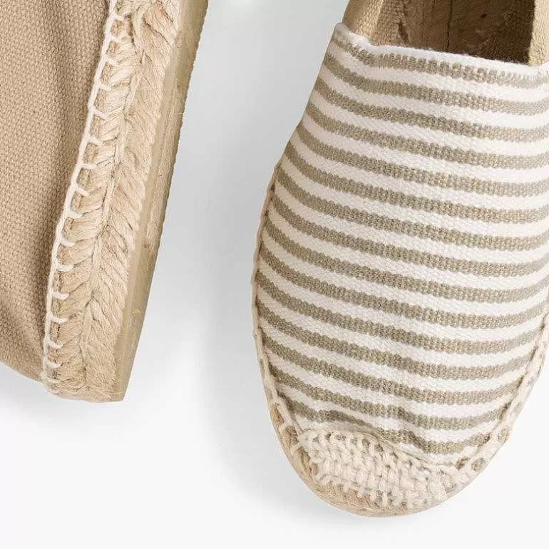 Clearance Pisamonas Alpargatas Rayas Bicolor Niños Y Adultos