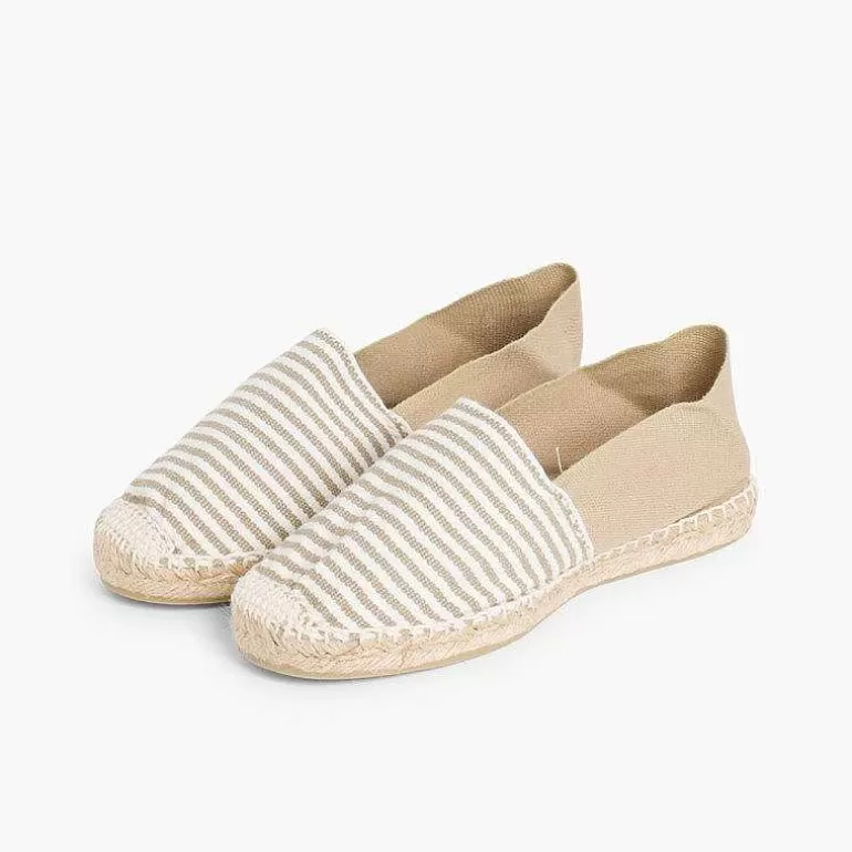 Clearance Pisamonas Alpargatas Rayas Bicolor Niños Y Adultos
