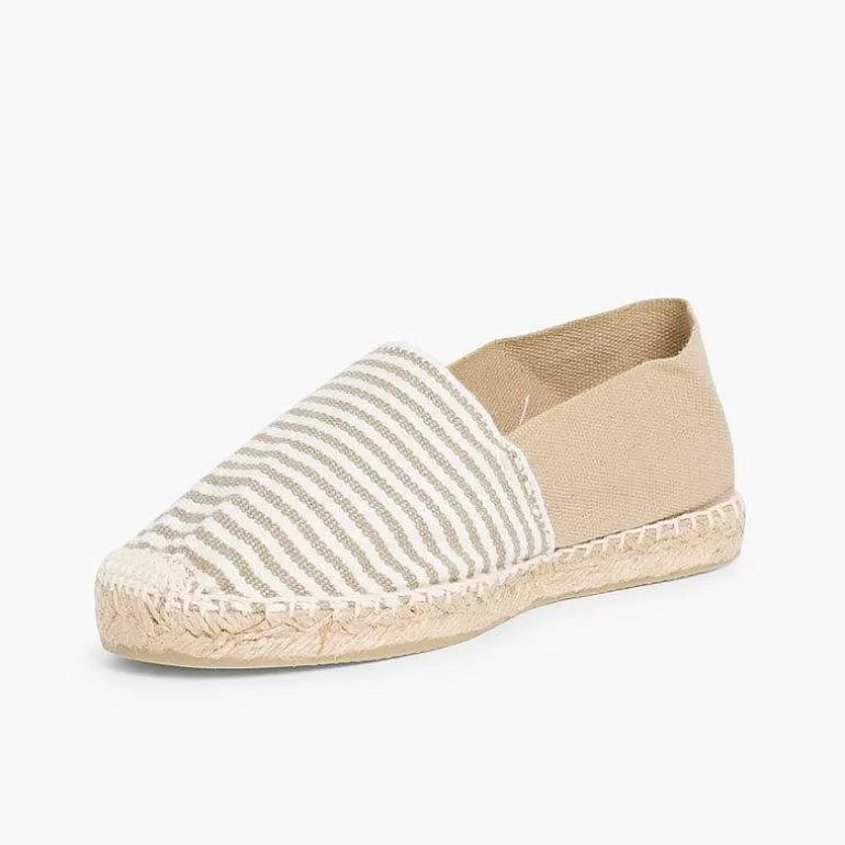 Clearance Pisamonas Alpargatas Rayas Bicolor Niños Y Adultos