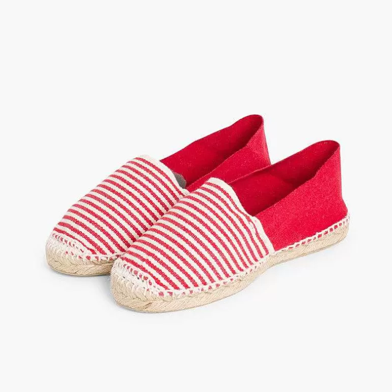 Clearance Pisamonas Alpargatas Rayas Bicolor Niños Y Adultos