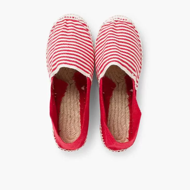 Clearance Pisamonas Alpargatas Rayas Bicolor Niños Y Adultos