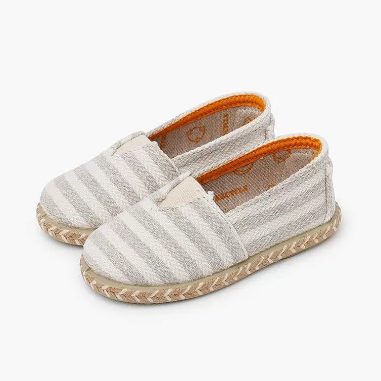 Cheap Pisamonas Alpargatas Rayas Tipo Camping Con Elastico