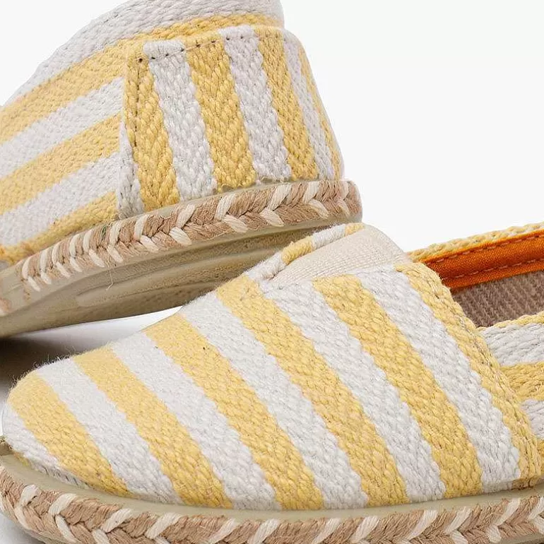 Cheap Pisamonas Alpargatas Rayas Tipo Camping Con Elastico