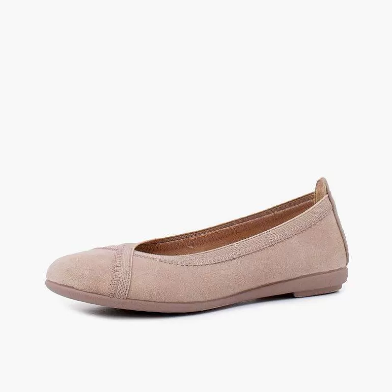 Store Pisamonas Bailarina Pespuntes Elastico Cruzado