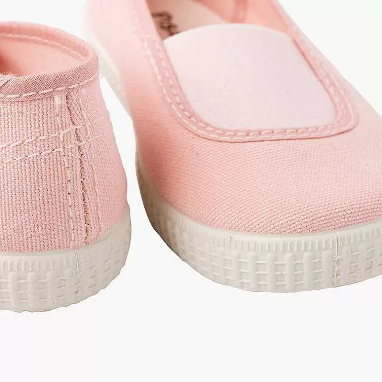 Online Pisamonas Bailarinas Elastico Lona Eco Y Suela Tipo Zapatillas