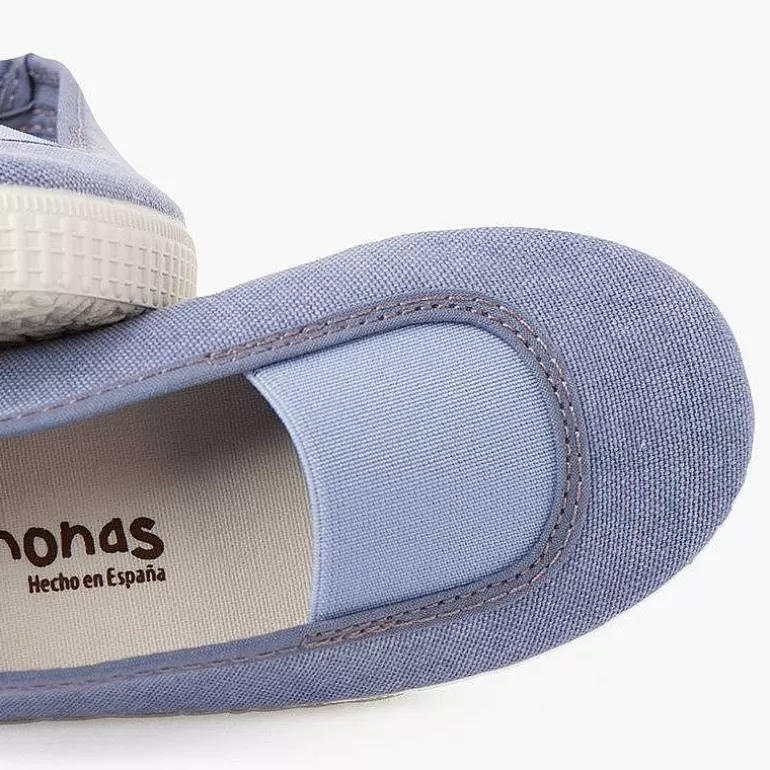 Online Pisamonas Bailarinas Elastico Lona Eco Y Suela Tipo Zapatillas
