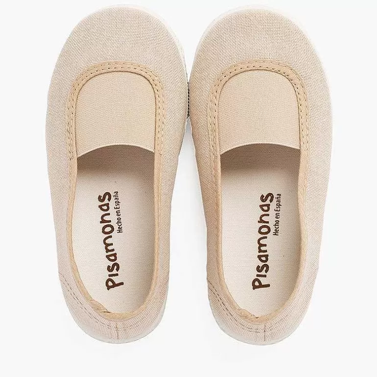 Online Pisamonas Bailarinas Elastico Lona Eco Y Suela Tipo Zapatillas