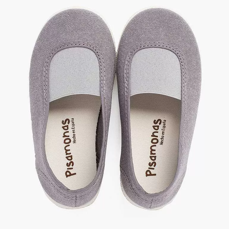 Online Pisamonas Bailarinas Elastico Lona Eco Y Suela Tipo Zapatillas