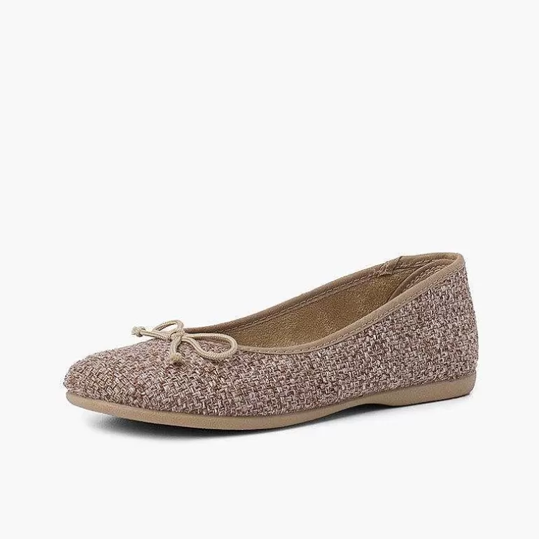 Cheap Pisamonas Bailarinas Niña Tweed Con Lazo