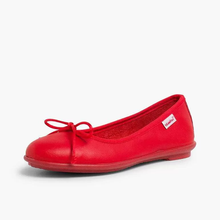 Discount Pisamonas Bailarinas Niñas Piel Lavable Manoletinas