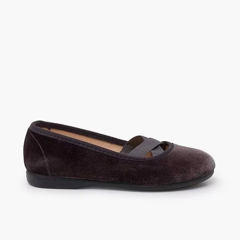 Shop Pisamonas Bailarinas Terciopelo Tipo Ballet