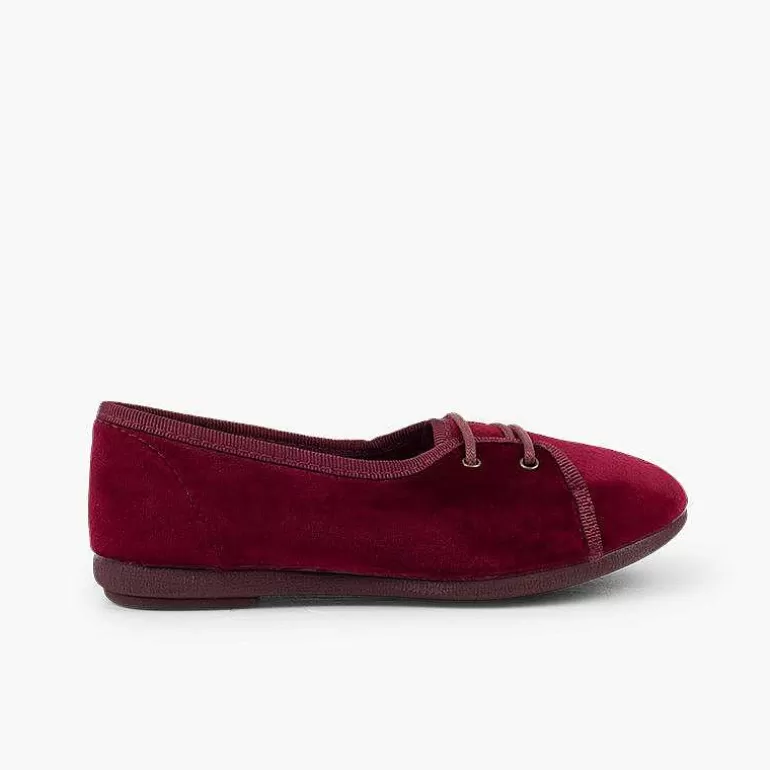 Cheap Pisamonas Blucher Niña Terciopelo Salon