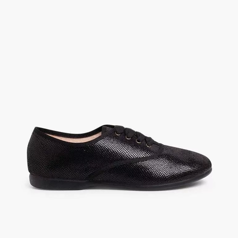 Fashion Pisamonas Blucher Niña Y Mujer Tipo Serpiente