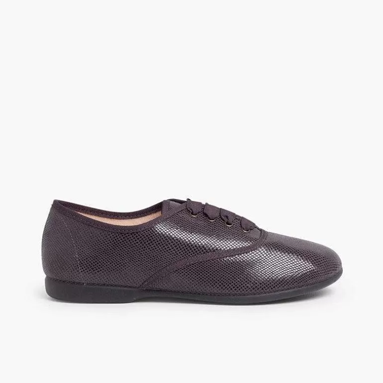 Fashion Pisamonas Blucher Niña Y Mujer Tipo Serpiente