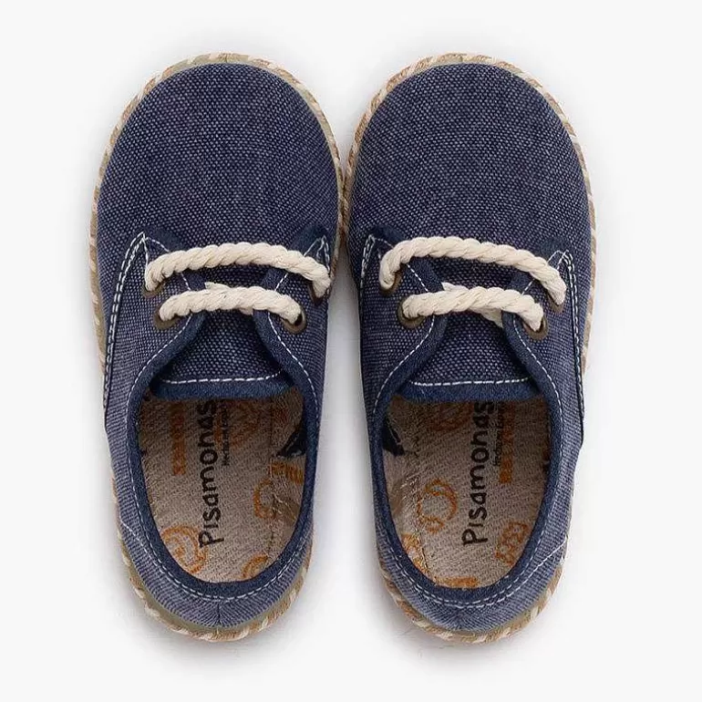 Hot Pisamonas Blucher Niño Lona Suela Yute Bicolor