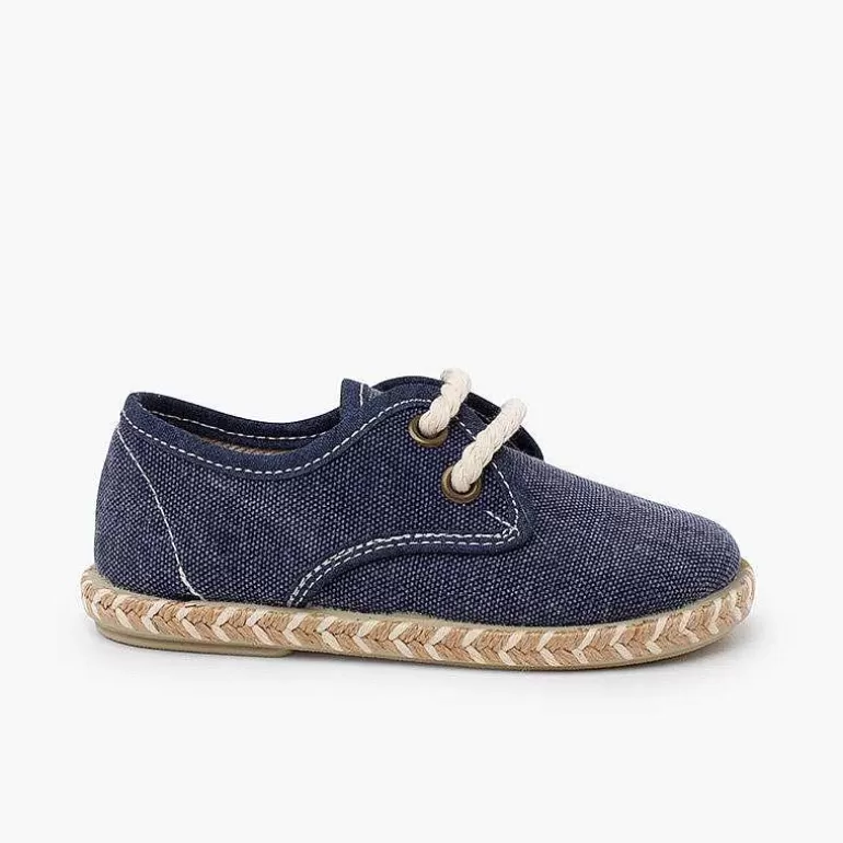 Hot Pisamonas Blucher Niño Lona Suela Yute Bicolor