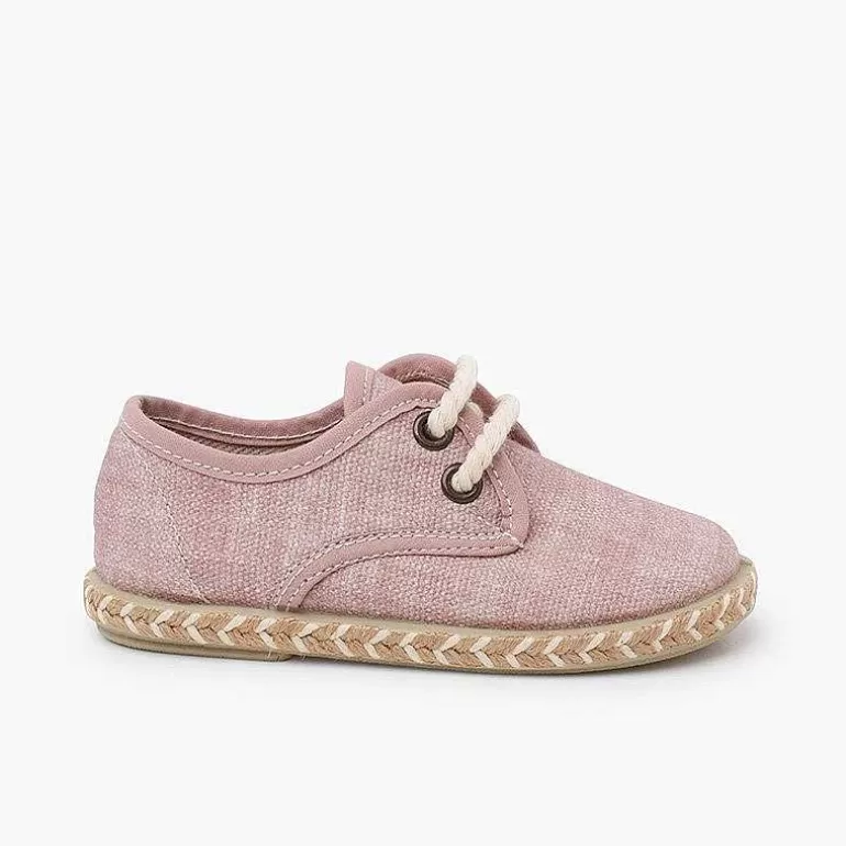 Hot Pisamonas Blucher Niño Lona Suela Yute Bicolor