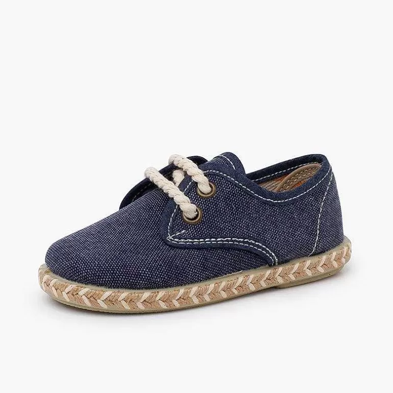 Hot Pisamonas Blucher Niño Lona Suela Yute Bicolor