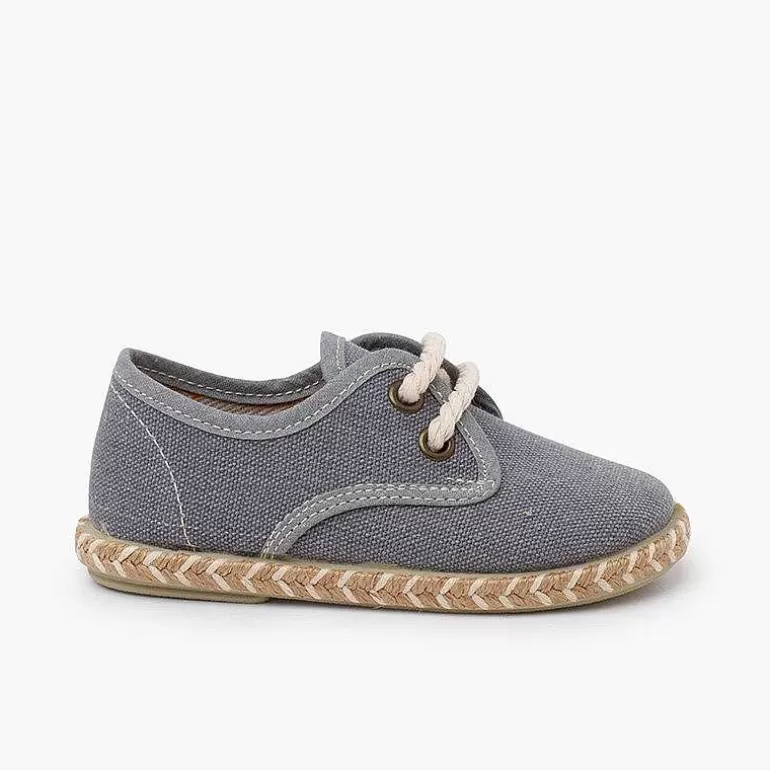 Hot Pisamonas Blucher Niño Lona Suela Yute Bicolor