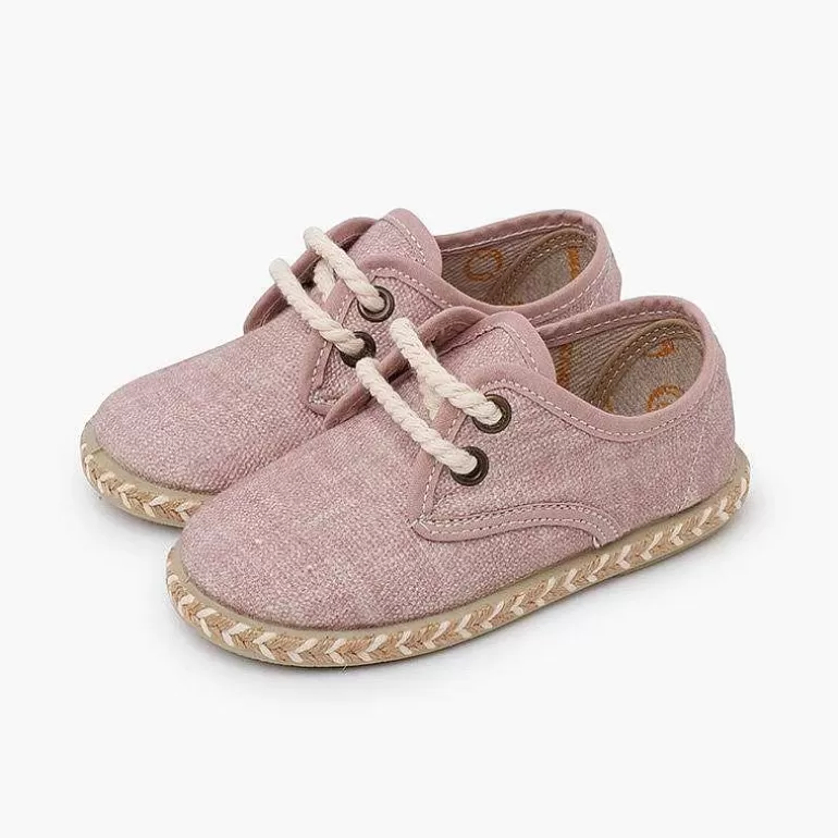 Hot Pisamonas Blucher Niño Lona Suela Yute Bicolor