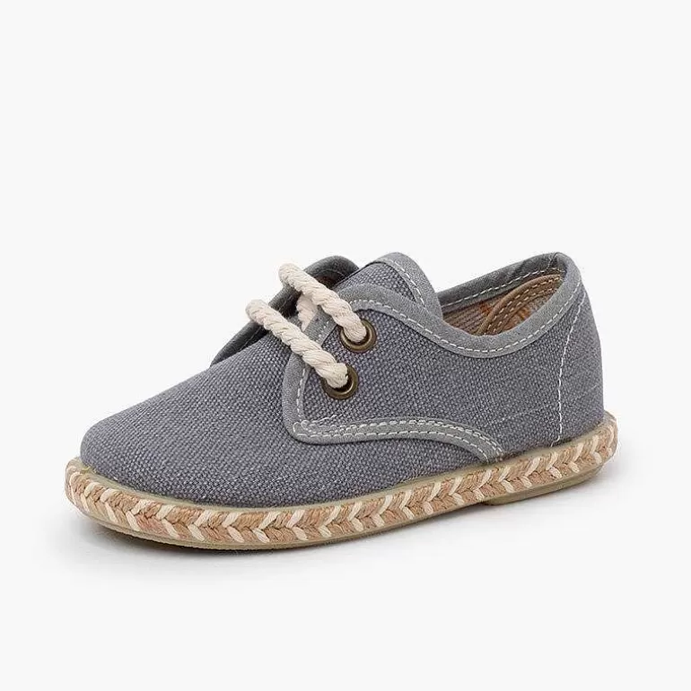Hot Pisamonas Blucher Niño Lona Suela Yute Bicolor