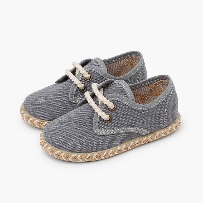 Hot Pisamonas Blucher Niño Lona Suela Yute Bicolor