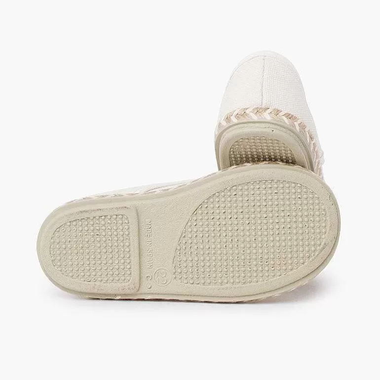 Hot Pisamonas Blucher Niño Lona Suela Yute Bicolor