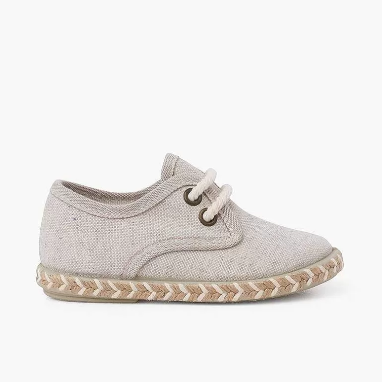 Hot Pisamonas Blucher Niño Lona Suela Yute Bicolor