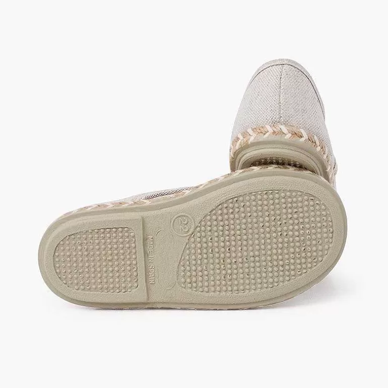 Hot Pisamonas Blucher Niño Lona Suela Yute Bicolor