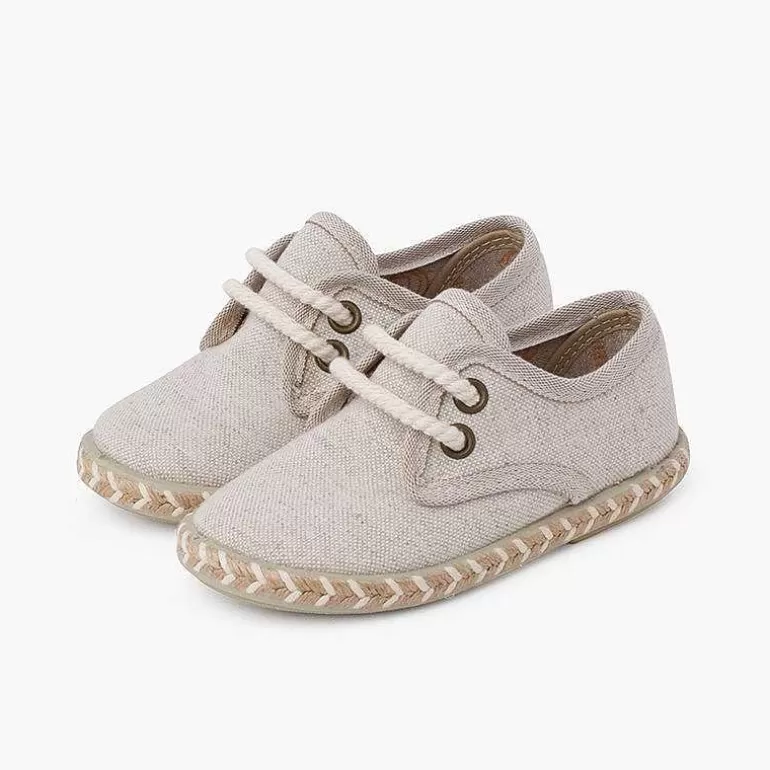 Hot Pisamonas Blucher Niño Lona Suela Yute Bicolor
