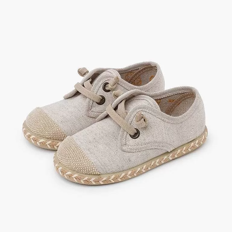 Clearance Pisamonas Blucher Niño Puntera Yute Cordon Elastico