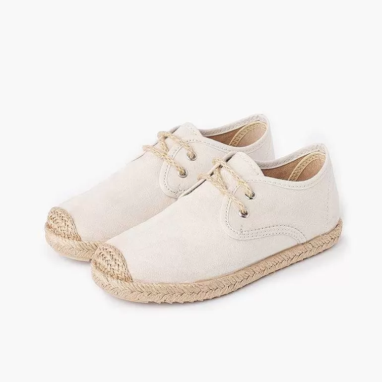 Shop Pisamonas Blucher Puntera Y Cordones Yute Efecto Suede
