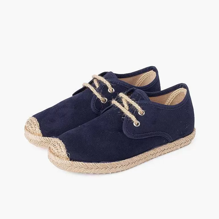Shop Pisamonas Blucher Puntera Y Cordones Yute Efecto Suede
