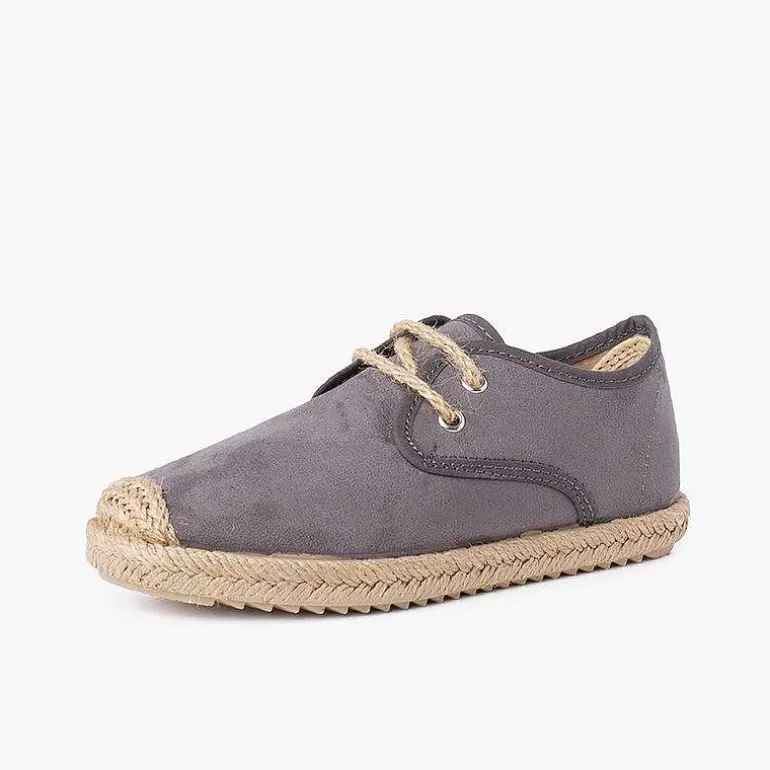 Shop Pisamonas Blucher Puntera Y Cordones Yute Efecto Suede