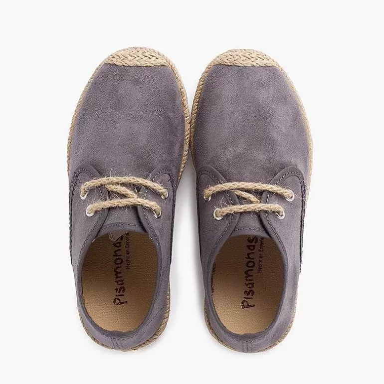 Shop Pisamonas Blucher Puntera Y Cordones Yute Efecto Suede