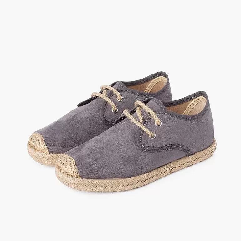 Shop Pisamonas Blucher Puntera Y Cordones Yute Efecto Suede