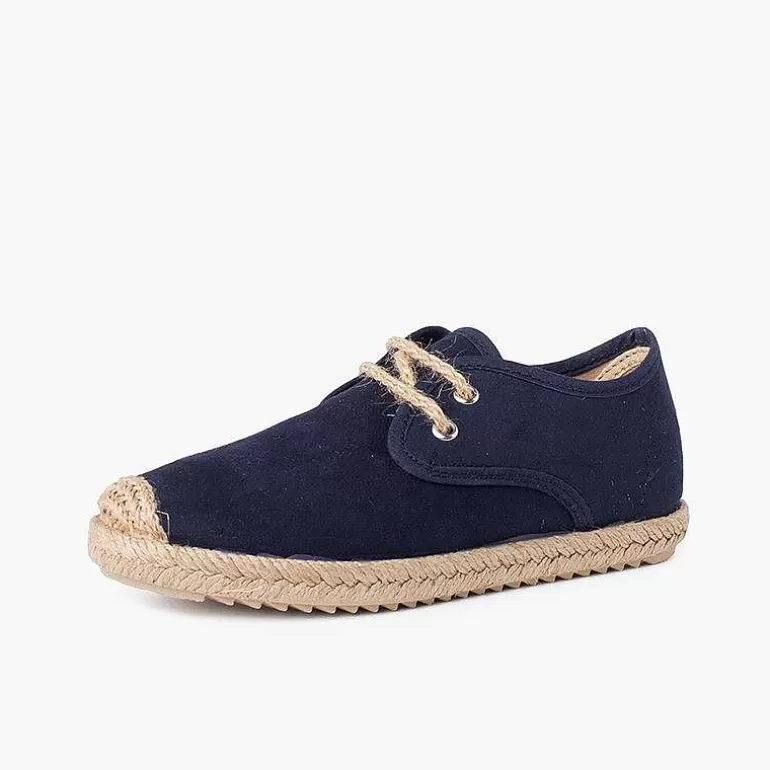 Shop Pisamonas Blucher Puntera Y Cordones Yute Efecto Suede