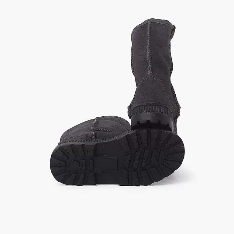Hot Pisamonas Bota Australiana Suela Ancha Y Borreguito
