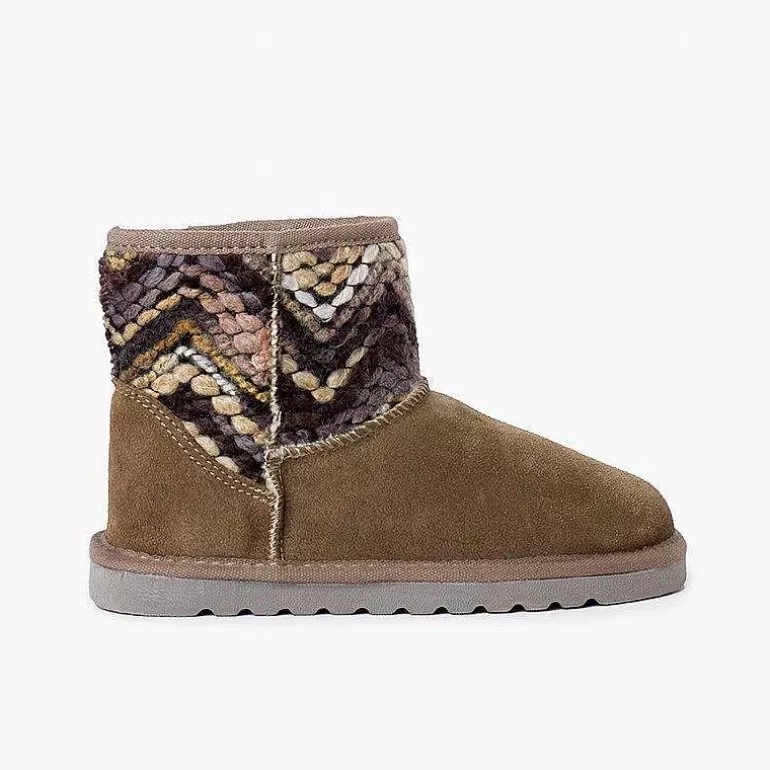 Cheap Pisamonas Bota Baja Tipo Australiana Detalles Lana Colores