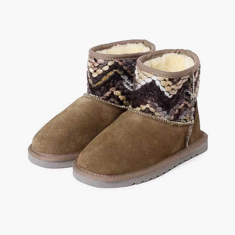 Cheap Pisamonas Bota Baja Tipo Australiana Detalles Lana Colores