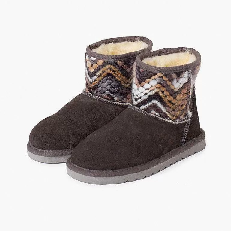 Cheap Pisamonas Bota Baja Tipo Australiana Detalles Lana Colores