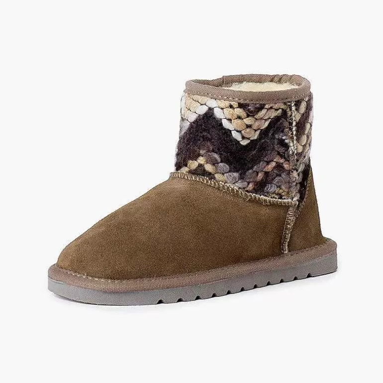 Cheap Pisamonas Bota Baja Tipo Australiana Detalles Lana Colores