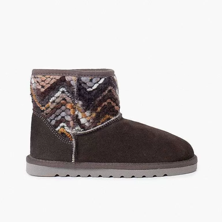 Cheap Pisamonas Bota Baja Tipo Australiana Detalles Lana Colores