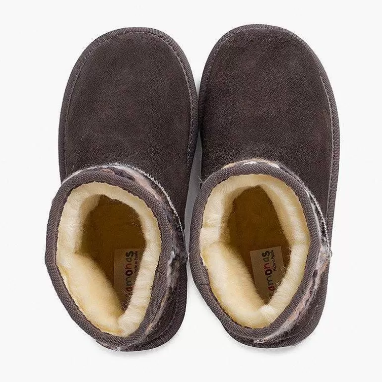 Cheap Pisamonas Bota Baja Tipo Australiana Detalles Lana Colores