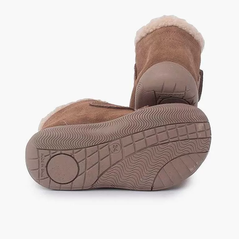 Best Pisamonas Bota Cuello Tipo Borreguito Y Tira Adherente